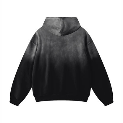 "GONE" Heavyweight Sunfade Oversized Hoodie