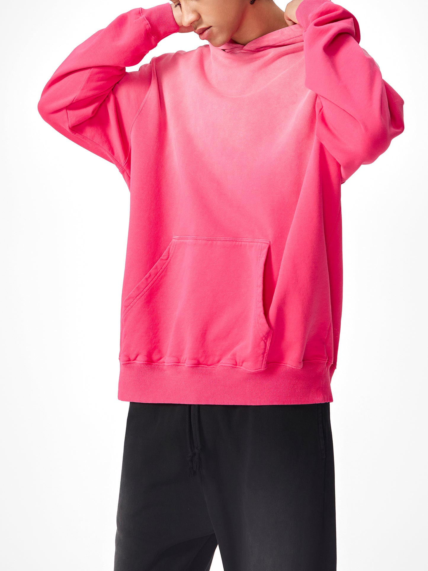 "GONE" Heavyweight Sunfade Oversized Hoodie