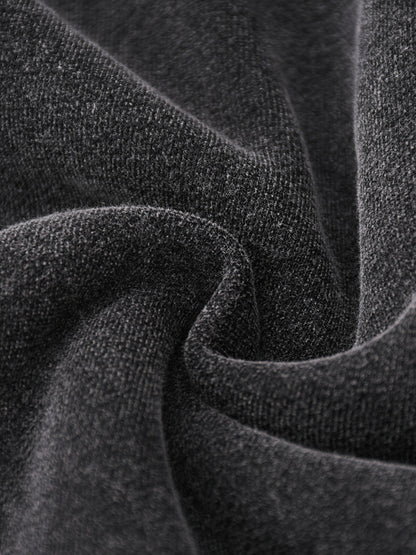 "GONE" Zip-Through Boxy Fleece Hoodie